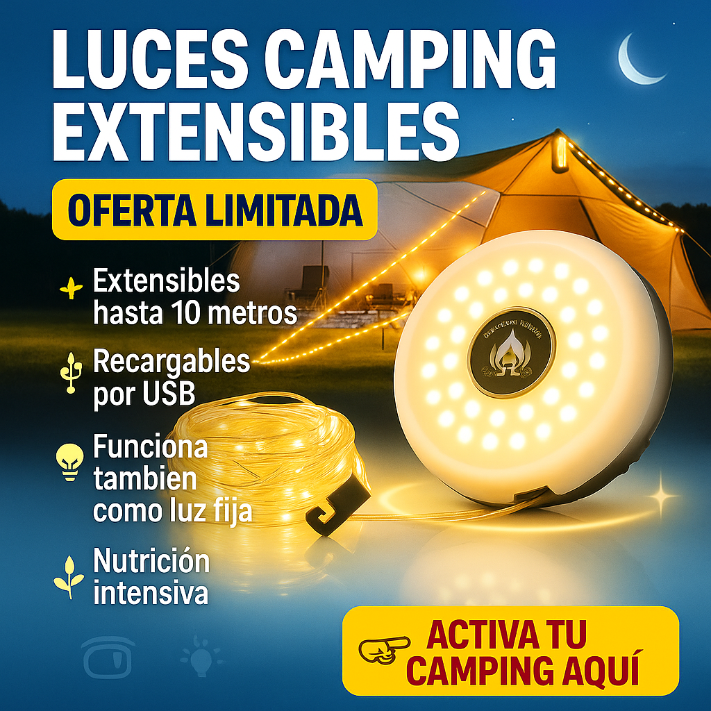 Luces de Camping Extendibles