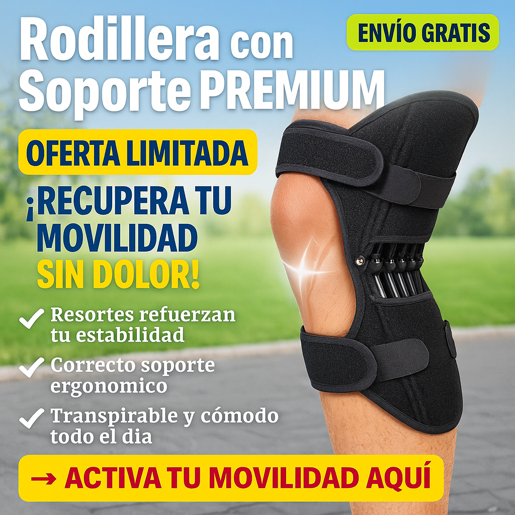 Rodillera Ortopédica Con Soporte Premium