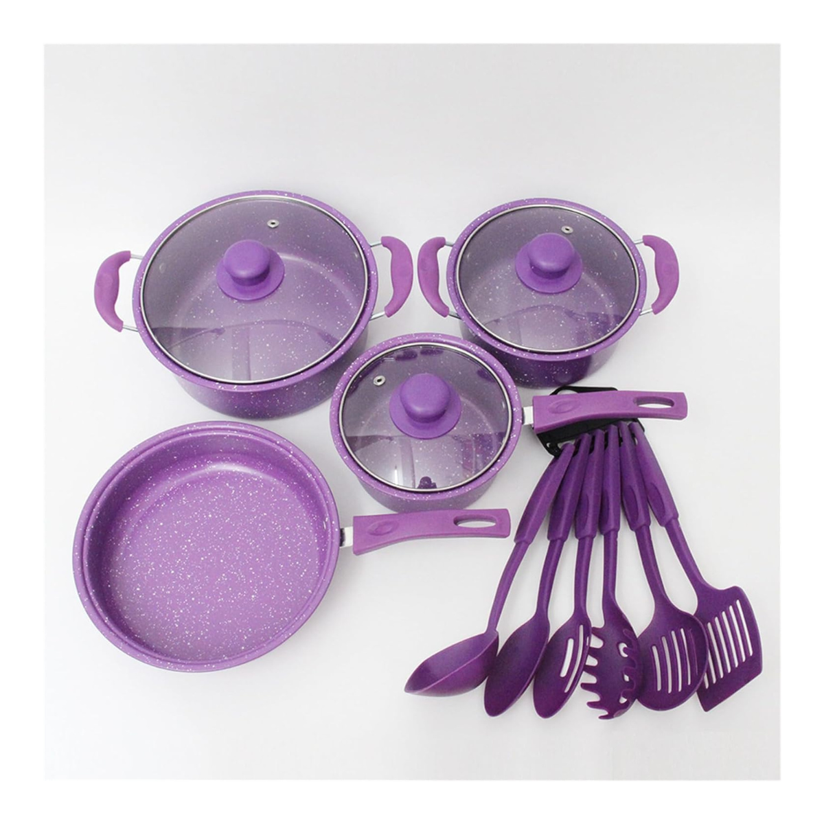 Set Ollas y Sarten Antiadherente 14 Piezas