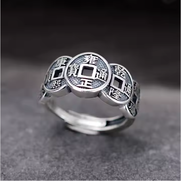 Anillo de la Fortuna de los 5 Emperadores 2X1 (Anillo ajustable - todas las tallas)