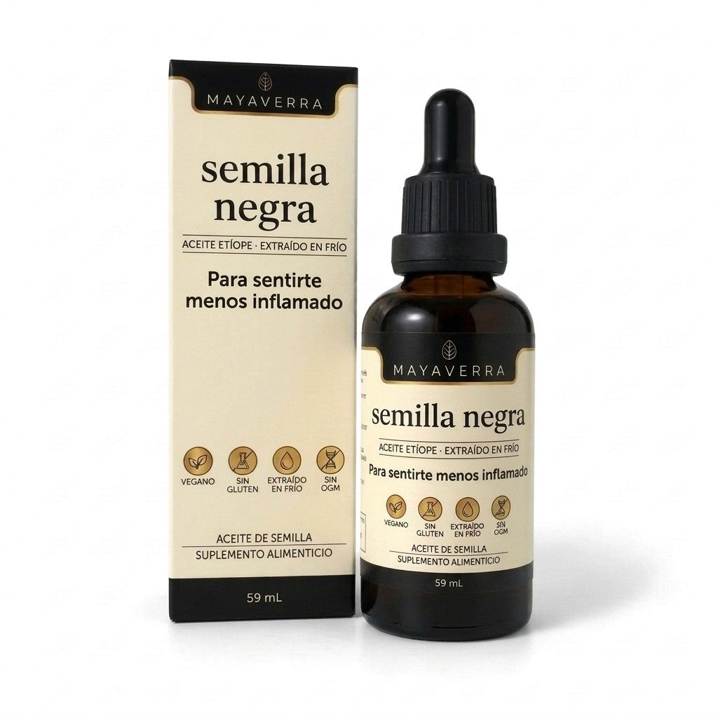 MAYAVERRA Semilla Negra, aceite etíope en gotas