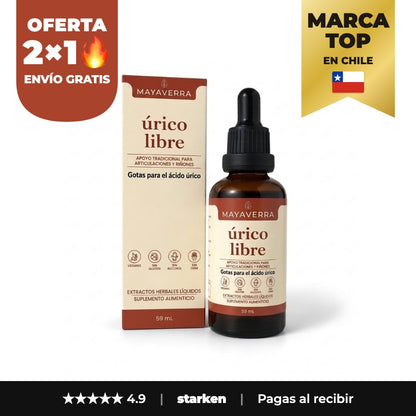 Úrico Libre MAYAVERRA gotero - Oferta 2x1 envío gratis